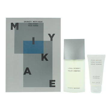 Issey Miyake L'eau D'issey Pour Homme 2 Piece Gift Set: Eau de Toilette 75ml - Shower Gel 50ml