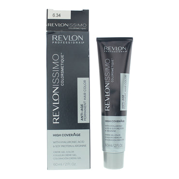 Revlon Revlonissimo Colorsmetique 6.34 Dark Hazel Blonde Hair Colour 60ml