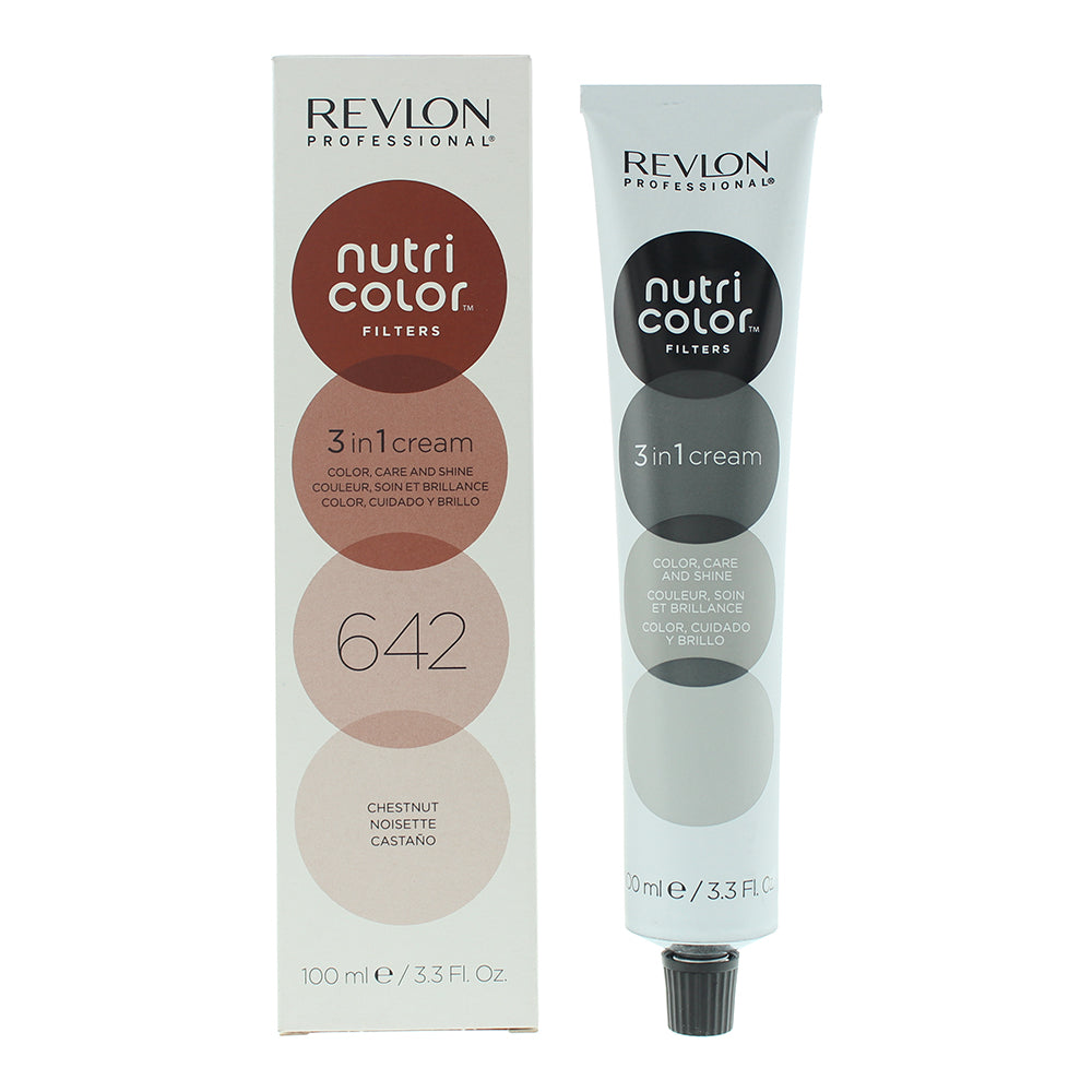 Revlon Nutri Color Filters 624 Chestnut 3 In 1 Hair Colour 100ml