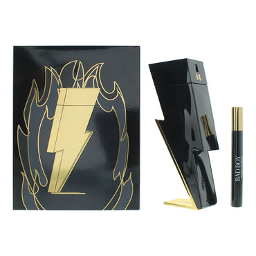 Carolina Herrera Bad Boy 2 Piece Gift Set: Eau de Toilette 100ml - Eau de Toilette 10ml