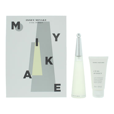 Issey Miyake L'eau D'issey 2 Piece Gift Set: Eau De Toilette 50ml - Body Lotion 50ml