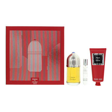 Cartier Pasha De Cartier 3 Piece Gift Set: Parfum 100ml - Eau de Toilette 10ml - Shower Gel 100ml