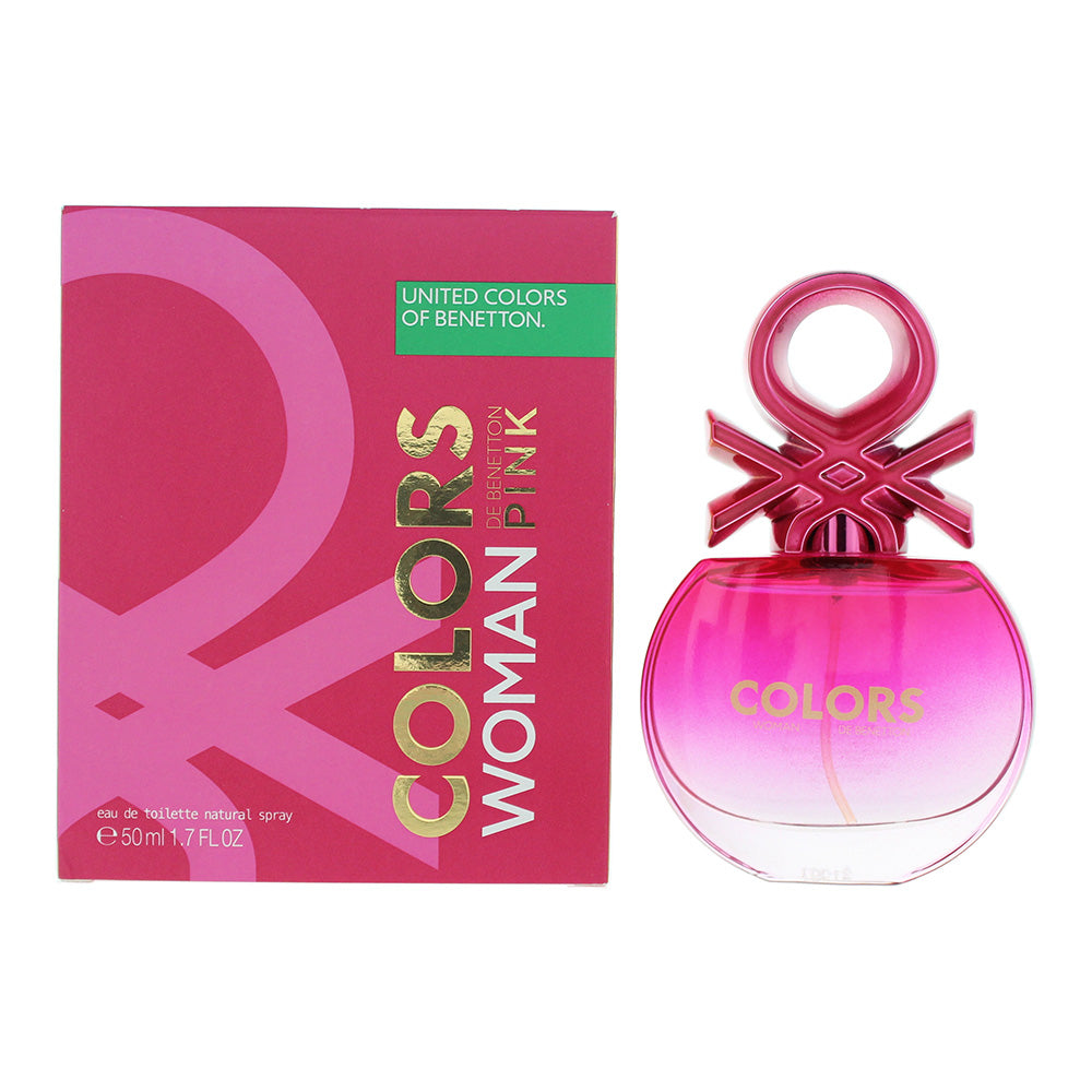 Benetton Colors Pink For Her Eau De Toilette 50ml