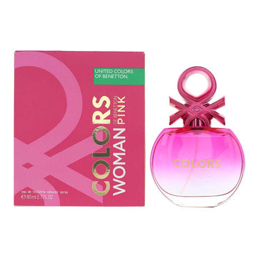 Benetton Colours De Benetton Woman Pink Eau De Toilette 80ml
