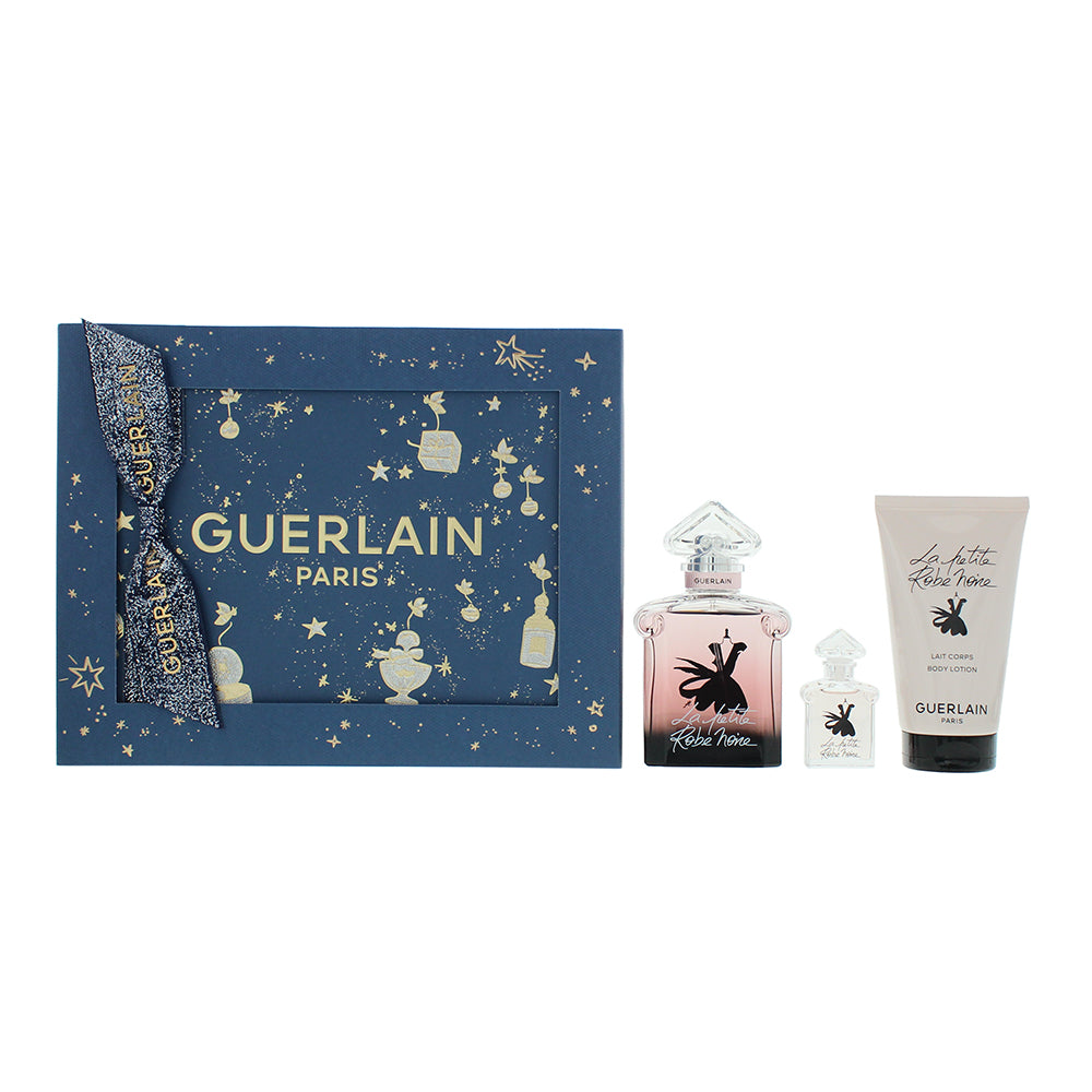 Guerlain La Petite Robe Noire 3 Piece Gift Set: Eau De Parfum 50ml - Body Lotion 75ml - Eau De Parfum 5ml