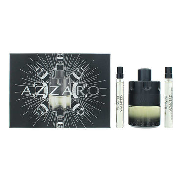 Azzaro The Most Wanted 3 Piece Gift Set: Eau de Toilette 100ml - Eau de Toilette 10ml - Eau de Toilette 10ml