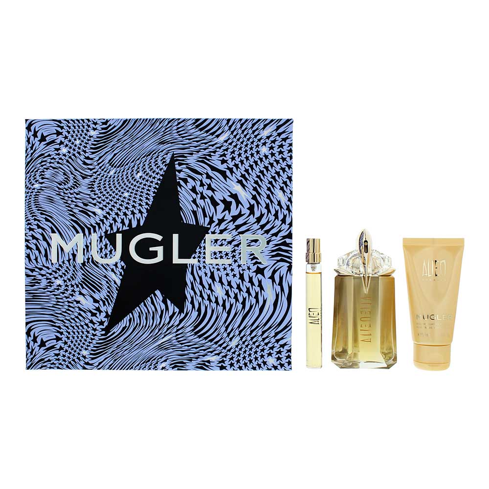 Mugler Alien Goddess 3 Piece Gift Set: Eau de Parfum 60ml - Eau de Parfu