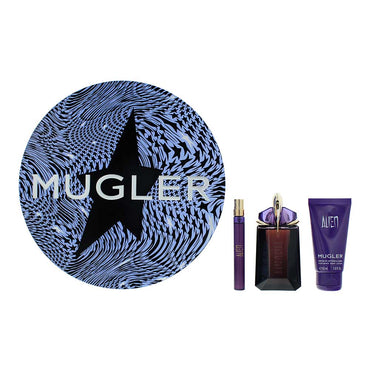 Mugler Alien 3 Piece Gift Set: Eau de Parfum 60ml - Eau de Parfum 10ml -