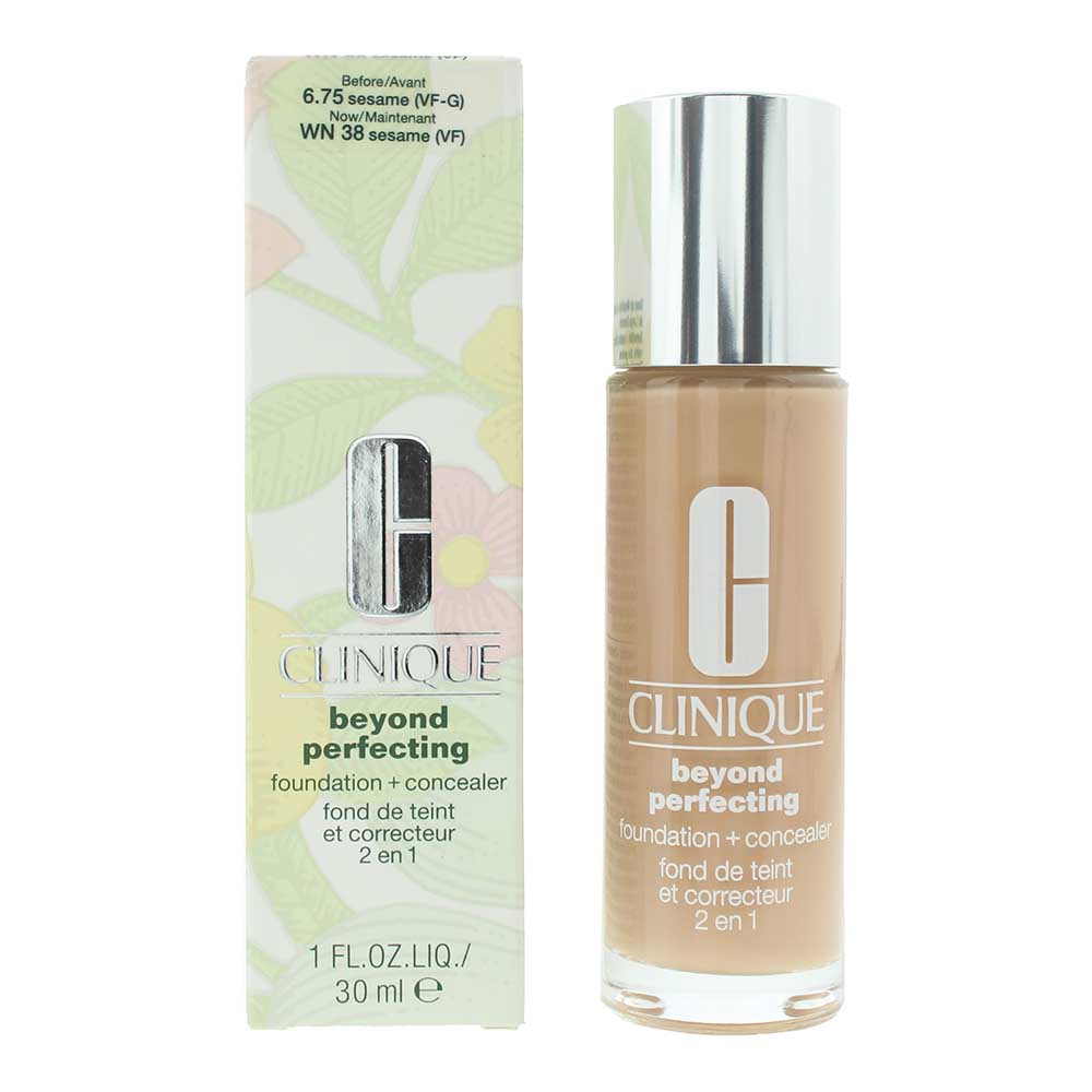 Clinique Beyond Perfecting WN 38 Sesame Foundation + Concealer 30ml