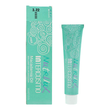 Intercosmo Nutrilux Macadamia Oil 3.22 Iris Hair Colour 60ml