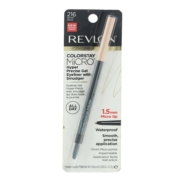 Revlon Colorstay Micro Hyper 216 Beige Eyeliner Gel 0.23g