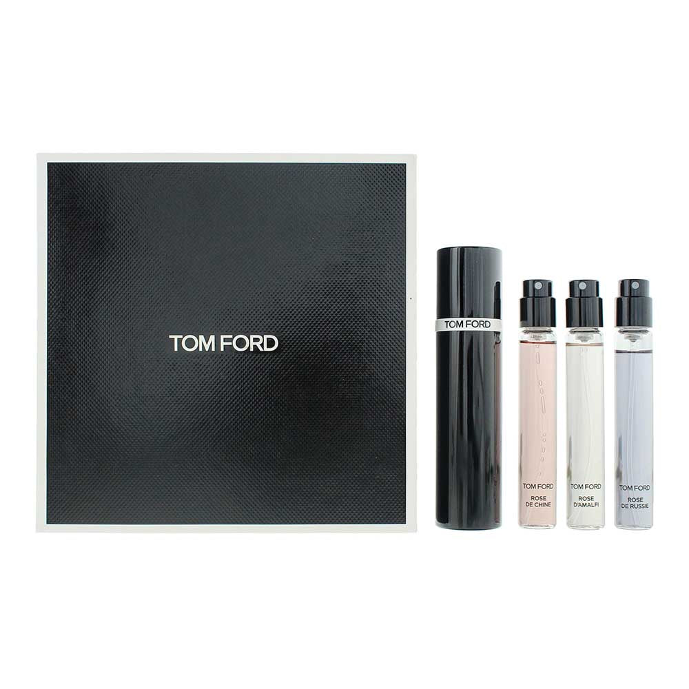Tom Ford Blend Roses 3 Piece Gift Set:  Rose D'Amalfi Eau de Parfum 10ml - Rose De Chine Eau de Parfum 10ml -  Rose De Russie Eau de Parfum 10ml