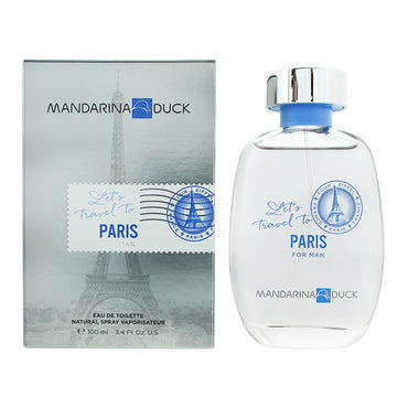 Mandarina Duck Let's Travel To Paris For Men Eau de Toilette 100ml