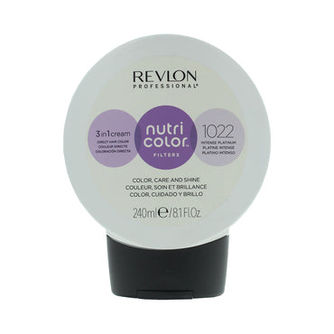 Revlon Nutri Color Filters 3 in 1 Cream 1022 Intense Platinum Hair Colour 240ml