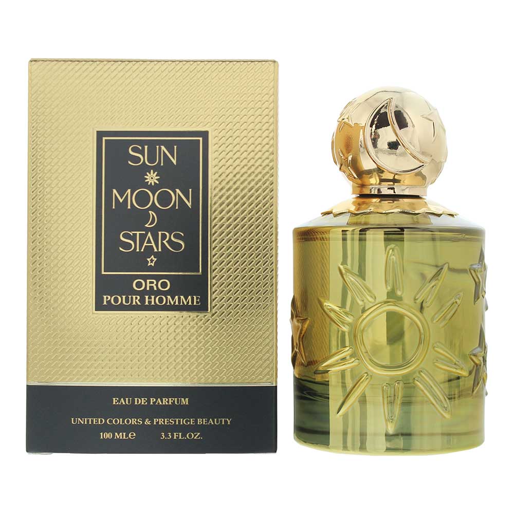 United Colors  Prestige Beauty Sun Moon Stars Oro Pour Homme Eau de Parfum 100ml