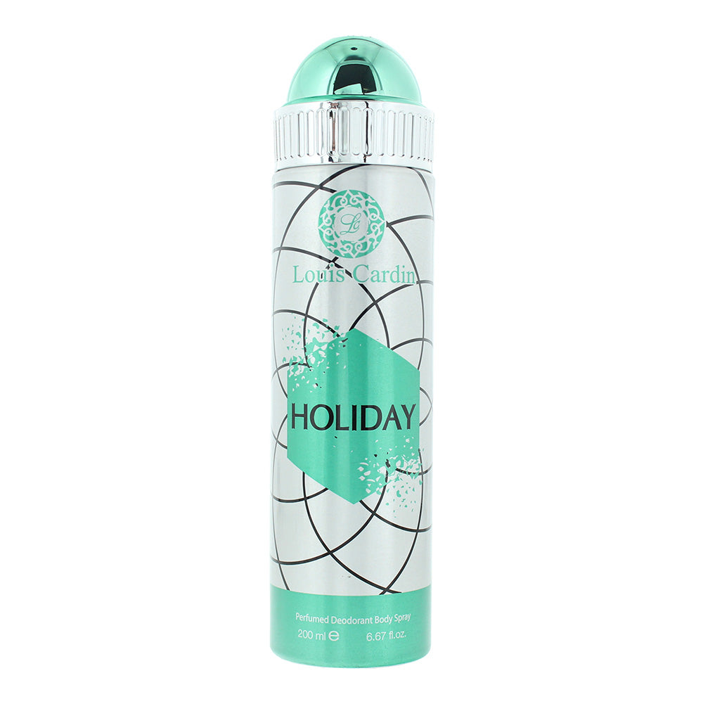 Louis Cardin Holiday Perfumed Deodorant Body Spray 200ml