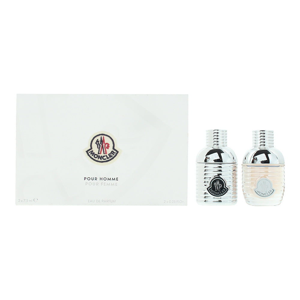 Moncler Pour Femme  Pour Homme 2 Piece Gift Set: Eau De Parfum 7.5ml - Eau De Parfum 7.5ml