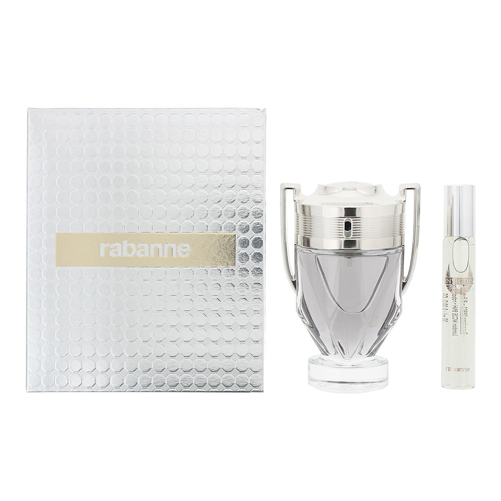 Paco Rabanne Invictus 2 Piece Gift Set: Eau de Toilette 100ml - Eau de Toilette 20ml