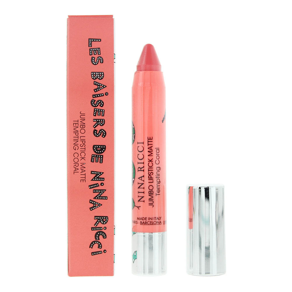 Nina Ricci Jumbo Matte Tempting Coral Lipstick 2.5g