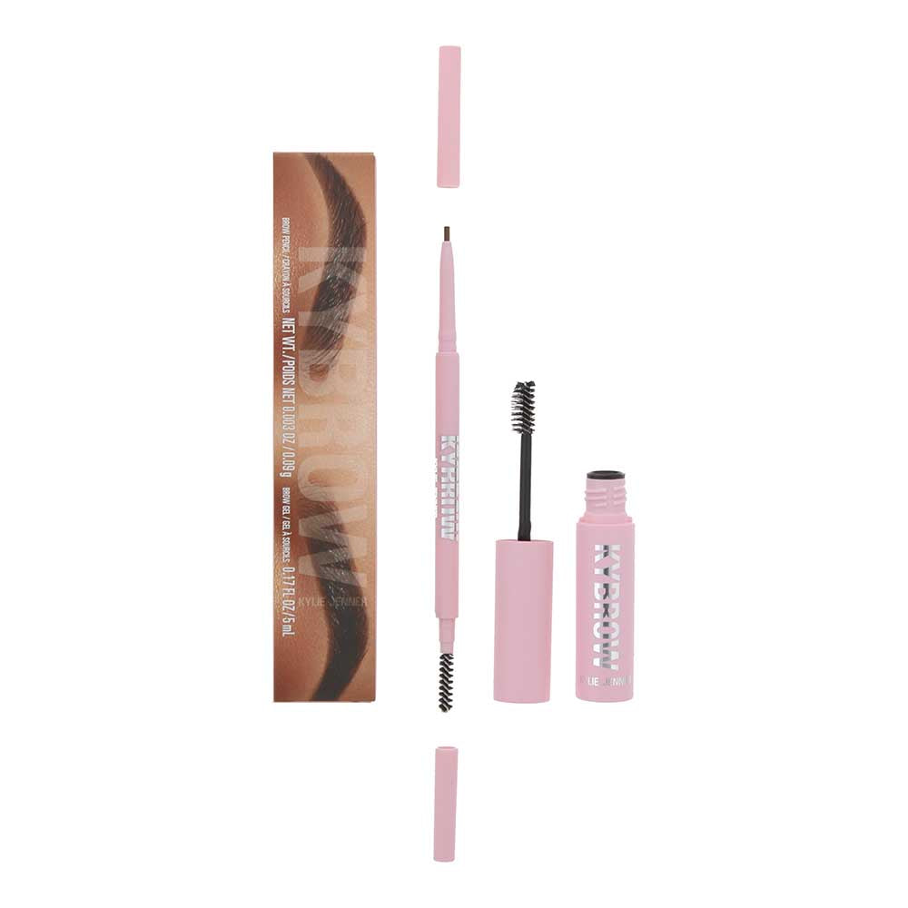 Kylie Jenner Kylie Kybrow 002 Auburn 2 Piece Gift Set: Eyebrow Pencil 0.9g - Eyebrow Gel 5ml