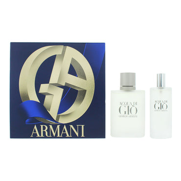 Giorgio Armani Acqua Di Giò 2 Piece Gift Set: Eau de Toilette 50ml - Eau de Toilette 15ml