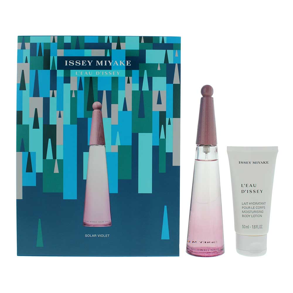 Issey Miyake L'eau D'issey Solar Violet 2 Piece Gift Set: Eau de Toilette 50ml - Body Lotion 50ml