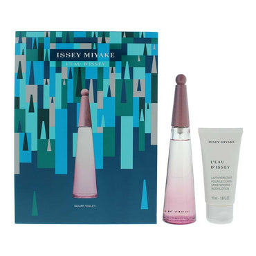 Issey Miyake L'eau D'issey Solar Violet 2 Piece Gift Set: Eau de Toilette 50ml - Body Lotion 50ml