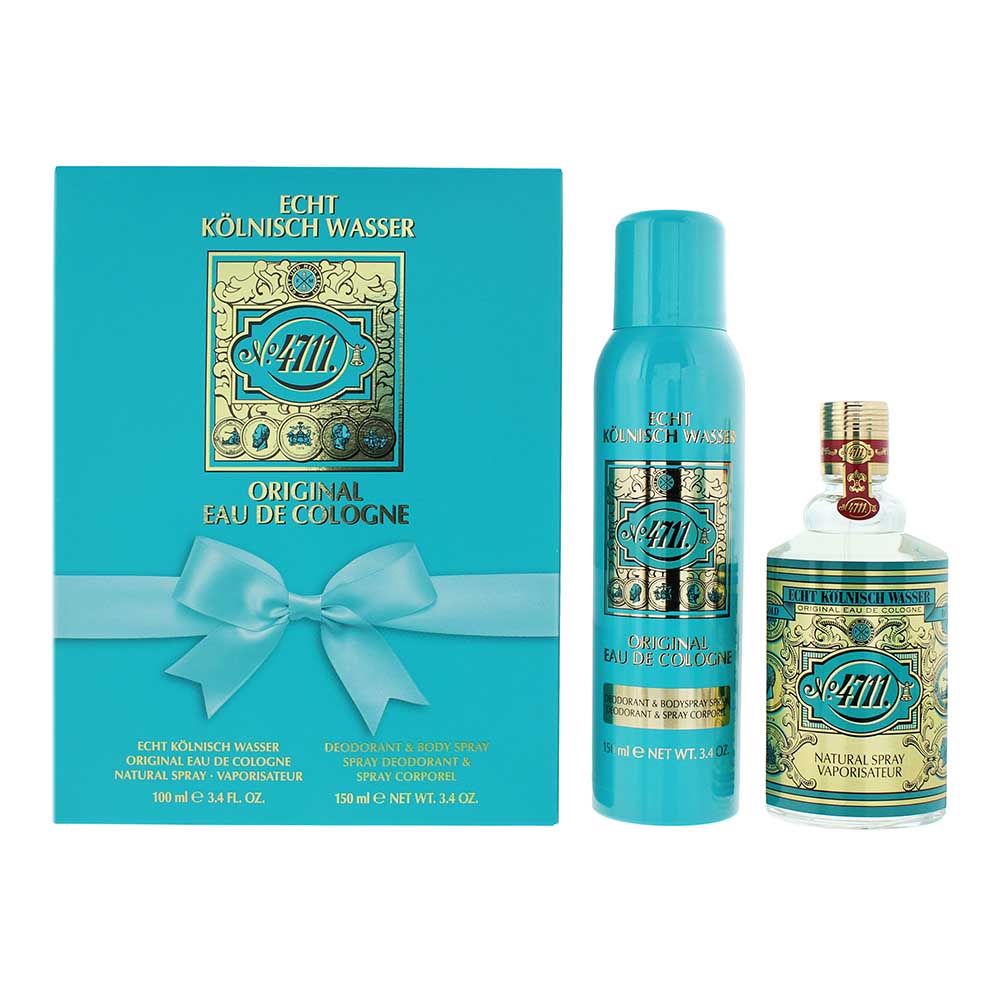 4711 Original 2 Piece Gift Set: Eau de Cologne 100ml - Deodorant Spray 150ml