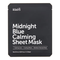 Dear, Klairs Midnight Blue Calming Sheet Mask 25ml