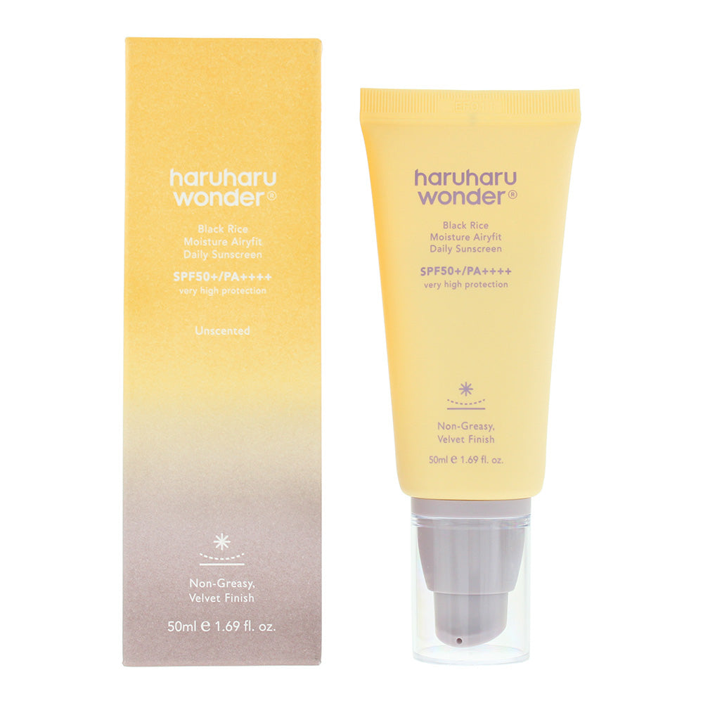 Haruharu Wonder  Black Rice Moisture Airyfit Daily Spf 50 Sun Cream 50ml