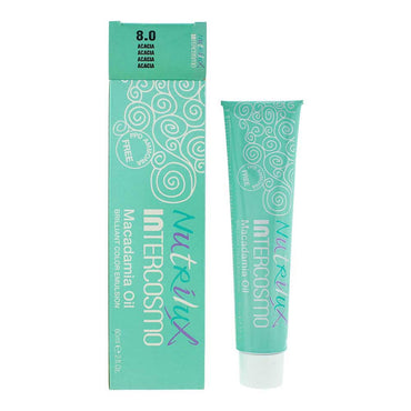 Intercosmo Nutrilux Macadamia Oil 8.0 ACACIA Hair Colour 60ml