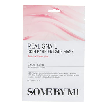 Some By Mi Real Snail Skin Barrier Care Sheet Mask 20g