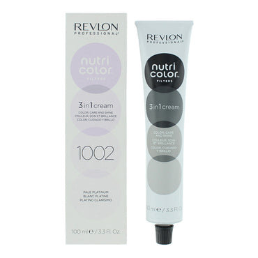 Revlon Nutri Color Filters 3 In 1 Cream 1002 Pale Platinum Hair Colour 100ml