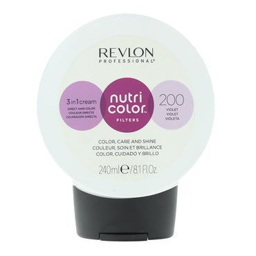 Revlon Nutri Color Filters 200 Violet 3 In 1 Hair Cream 240ml