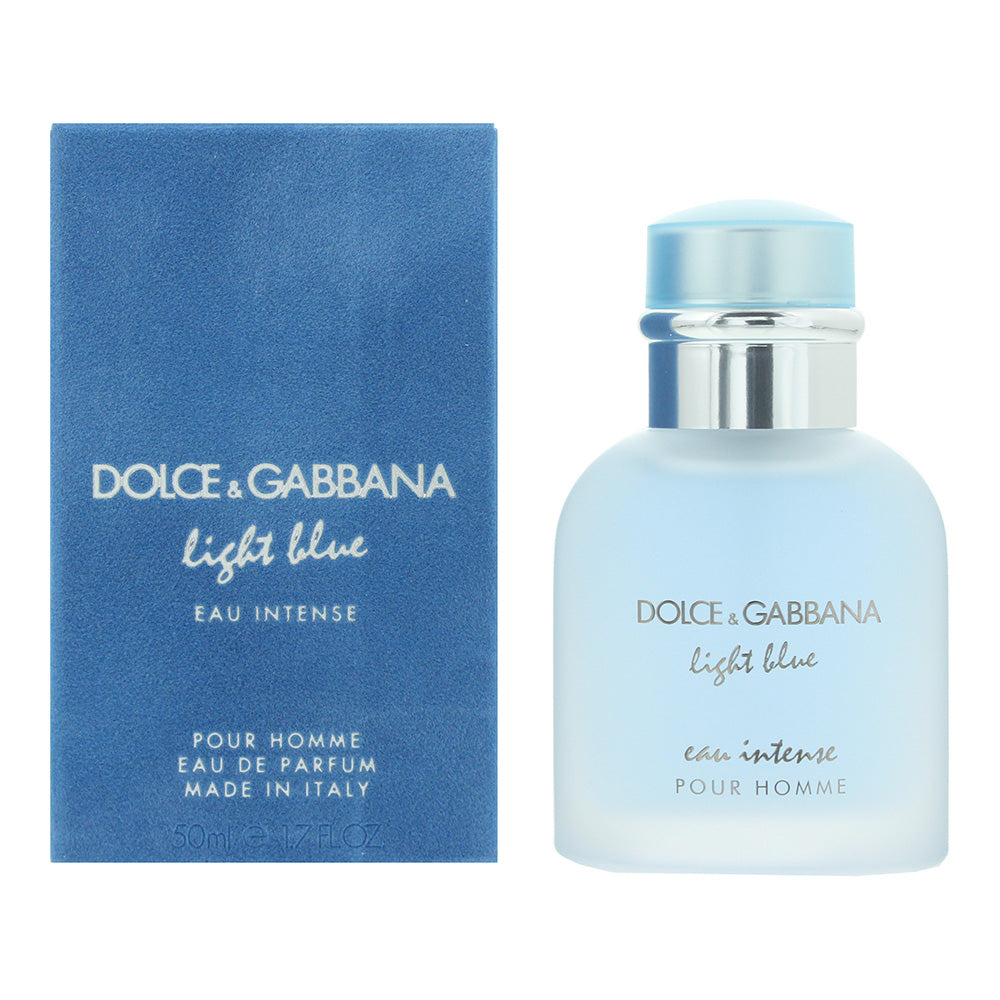 Dolce  Gabbana Light Blue Eau Intense Pour Homme Eau De Parfum 50ml