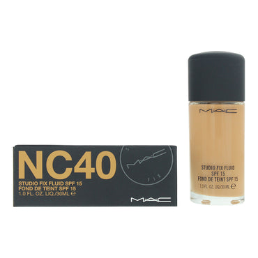 MAC Studio Fix Fluid SPF 15 NC40 Foundation 30ml