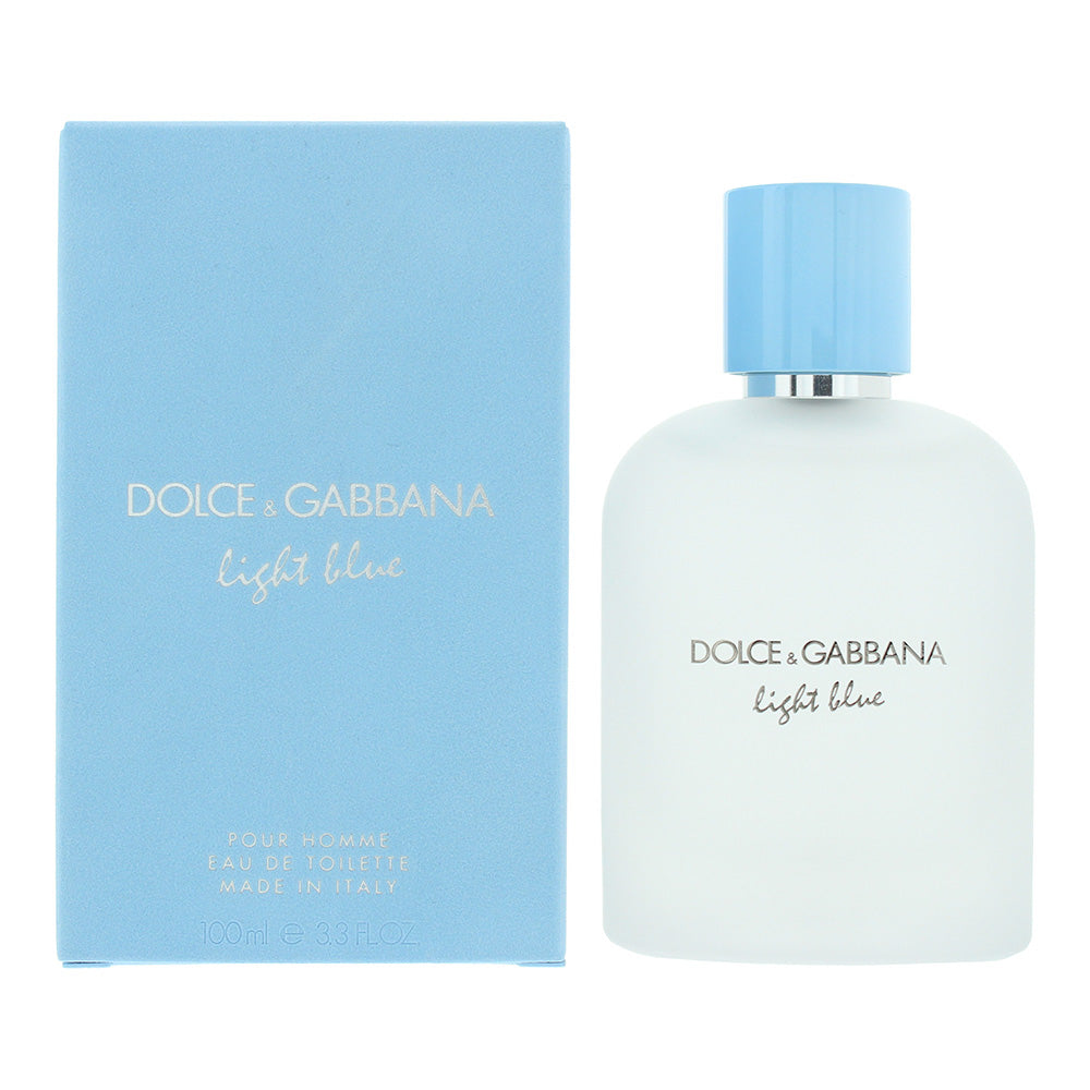 Dolce  Gabbana Light Blue Pour Homme Eau De Toilette 100ml