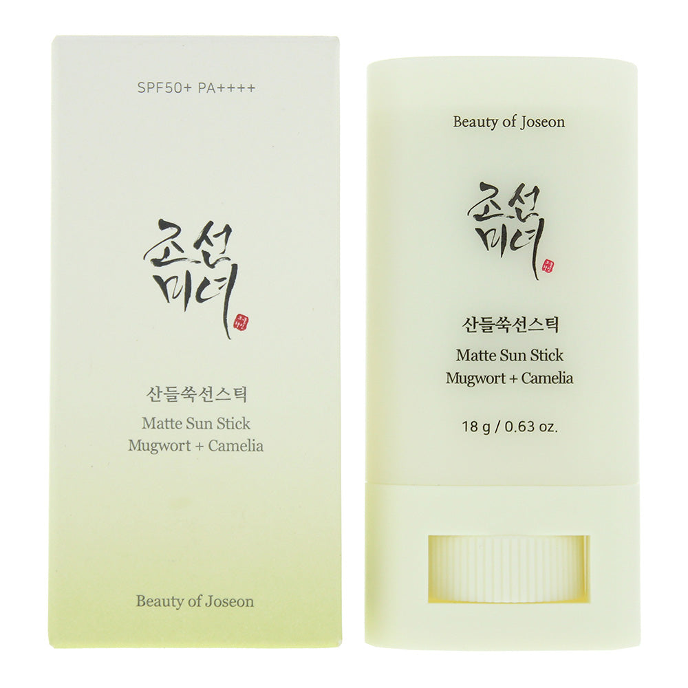 Beauty Of Joseon Matte Sun Stick Mugwort + Camelia SPF 50+ PA++++ Stick 18g
