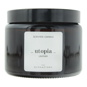 The Olphactory Utopia Leather Scented Candle 360g