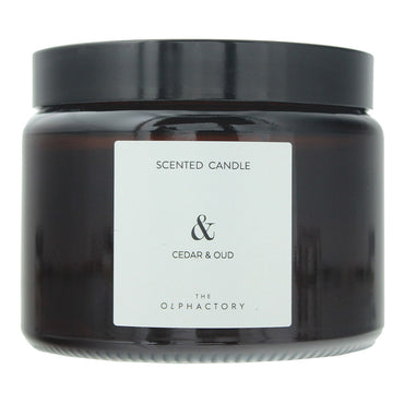The Olphactory Cedar  Oud Scented Candle 360g
