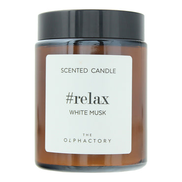 The Olphactory Relax White Musk Scented Candle 135g