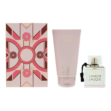 Lalique L'amour 2 Piece Gift Set: Eau de Parfum 50ml - Body Lotion 150ml