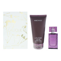 Lalique Amethyst 2 Piece Gift Set: Eau Dde Parfum 50ml - Body Lotion 150ml