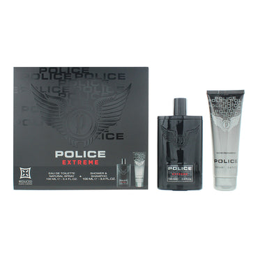 Police Extreme 2 Piece Gift Set: Eau De Toilette 100ml + Shower  Shampoo 100ml