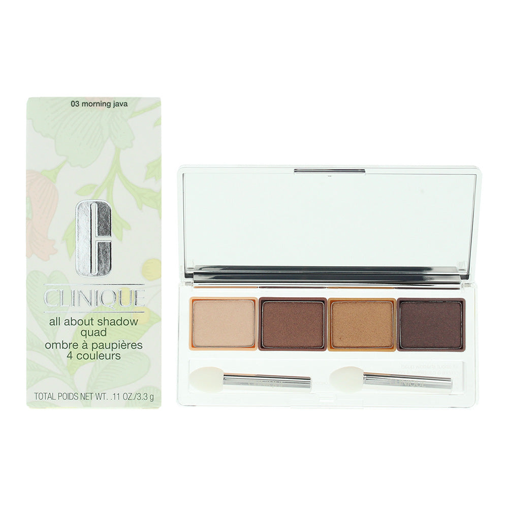 Clinique All About Shadow Quad 03 Morning Java Eyeshadow 3.3g