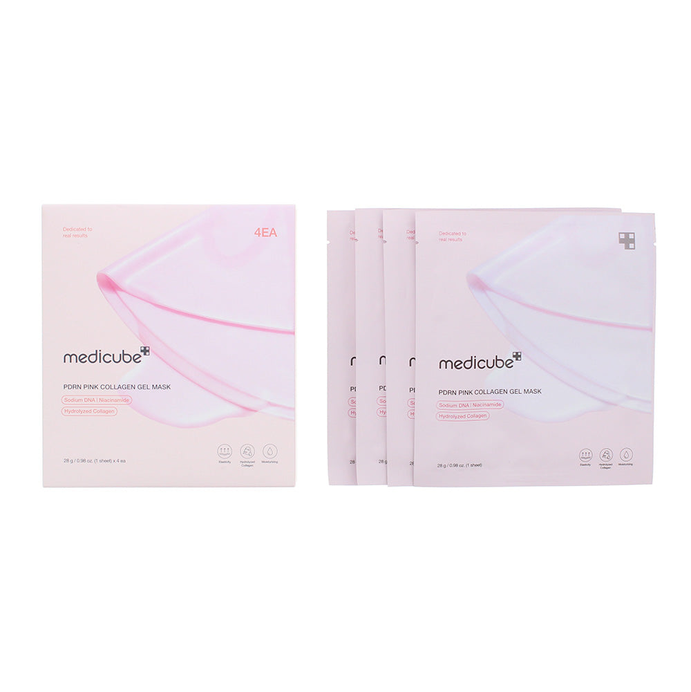 Medicube PDRN Pink Collagen Gel Mask Pack 4 x 28ml