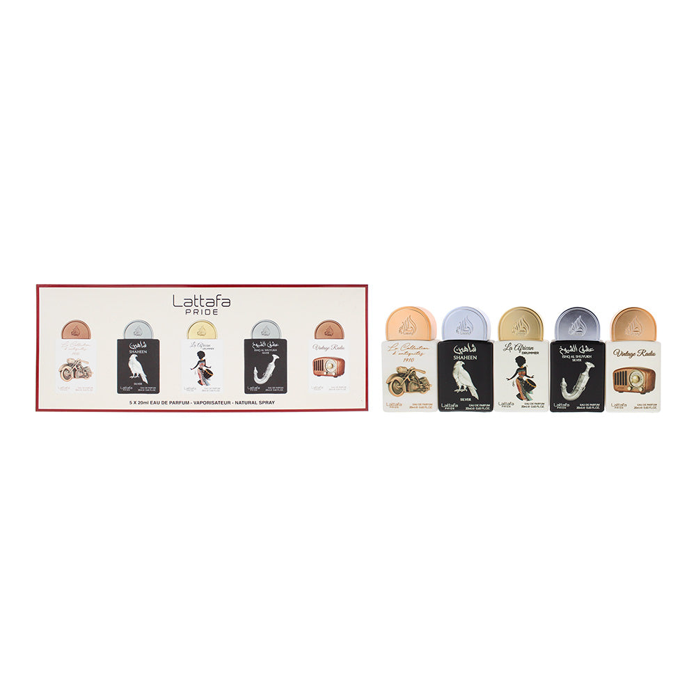 Lattafa Pride 5 Piece Gift Set: La Collection  Eau de Parfum 20ml - Eau de Parfu