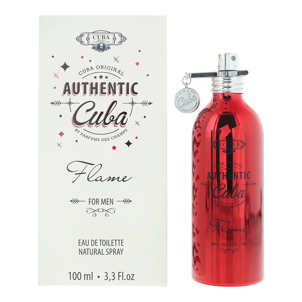 Cuba Authentic Flame For Men Eau de Toilette 100ml
