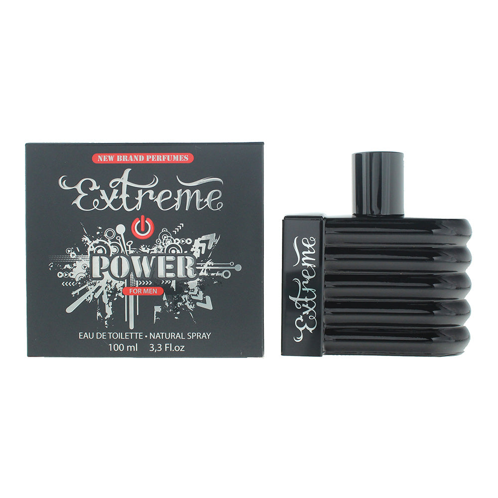 New Brand Extreme Power For Men Eau de Toilette 100ml