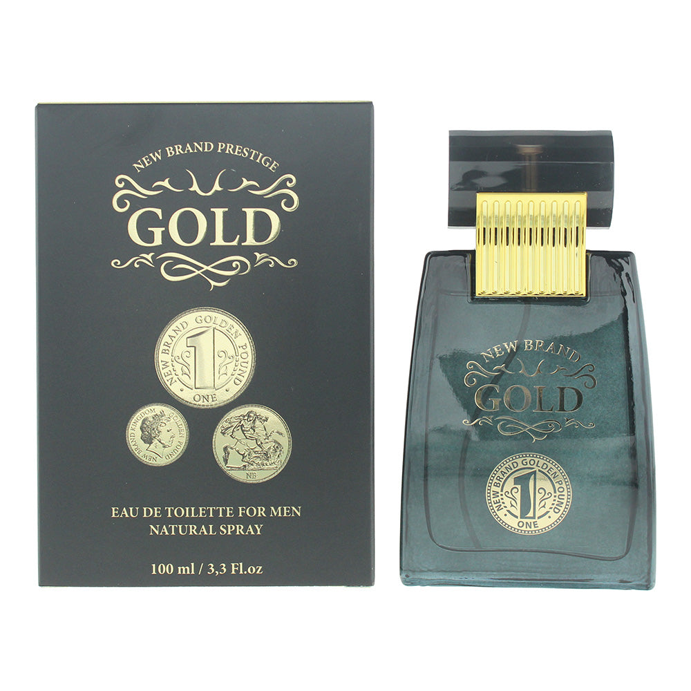 New Brand Gold For Men Eau de Toilette 100ml